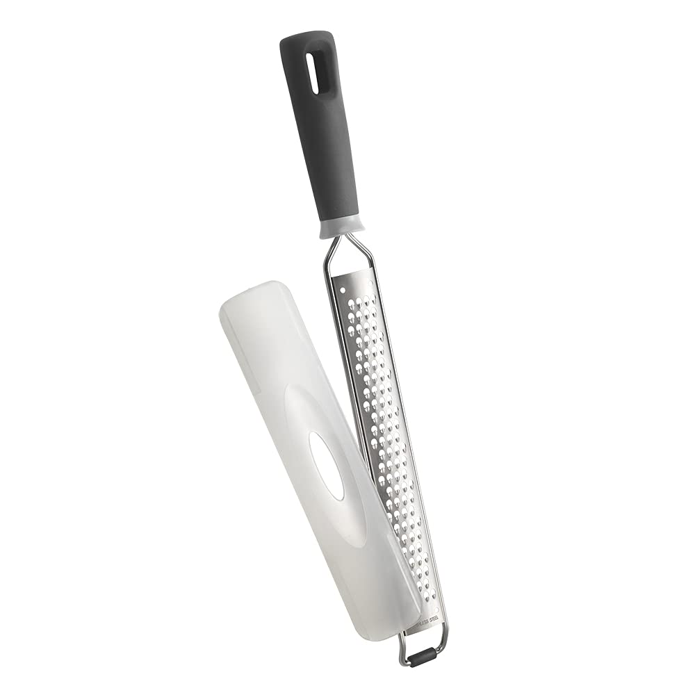metaltex-edelstahl-diamantreibe-grob-maximo-39-cm-zester-und-k-chenreibe-in-prof image 1