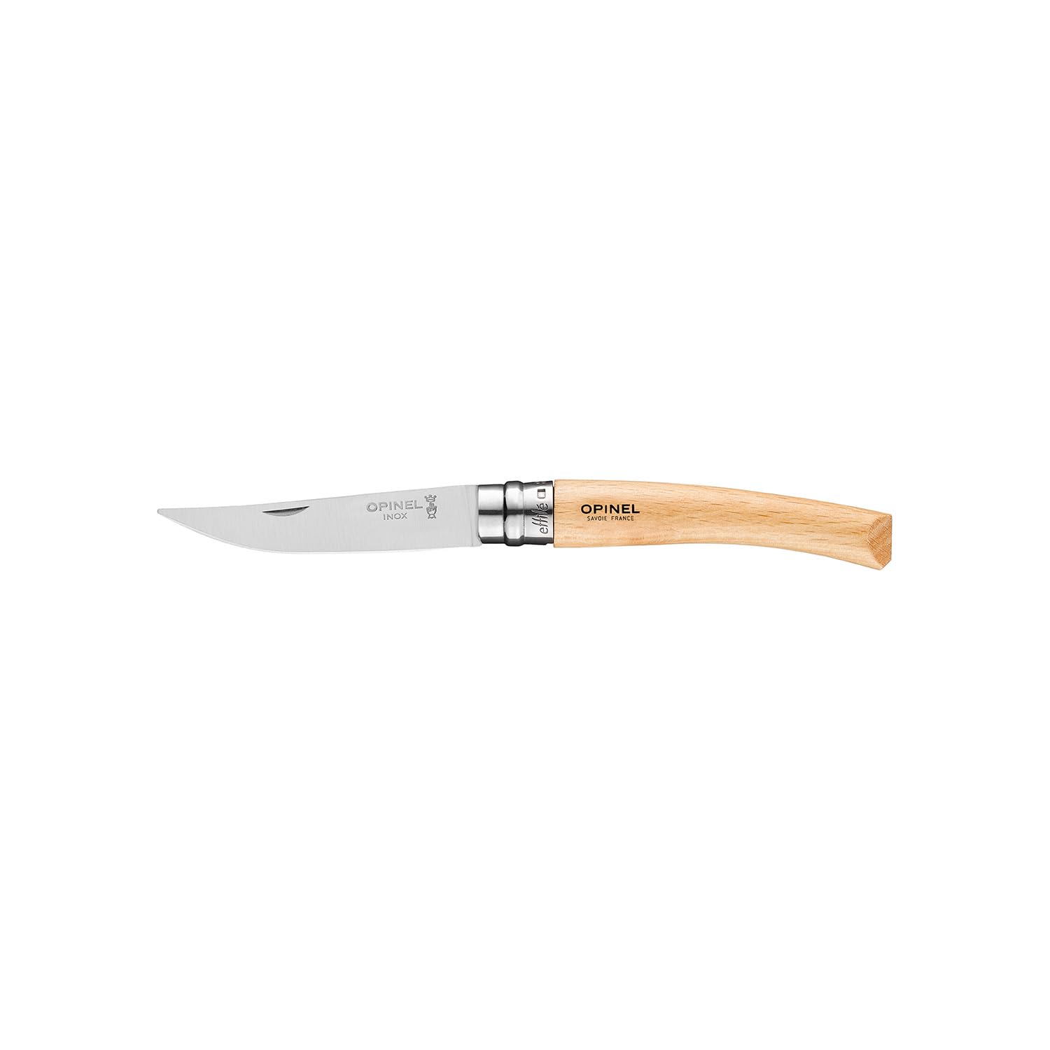 opinel-n-08-effil-taschenmesser-buchenholz-2023-6-schlanke-klinge image 3