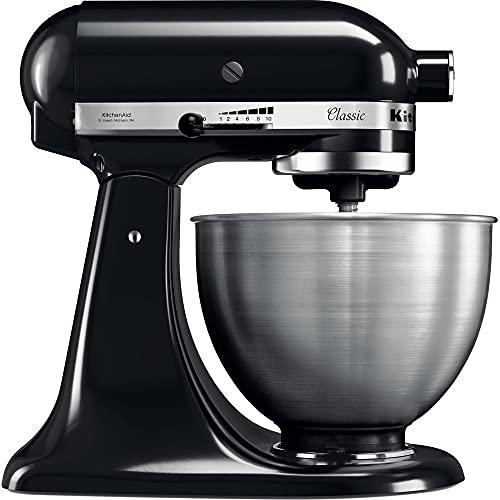 kitchenaid-classic-k-chenmaschine-4-3-l-onyx-schwarz-inkl-spritzschutz-einf-llsc image 4