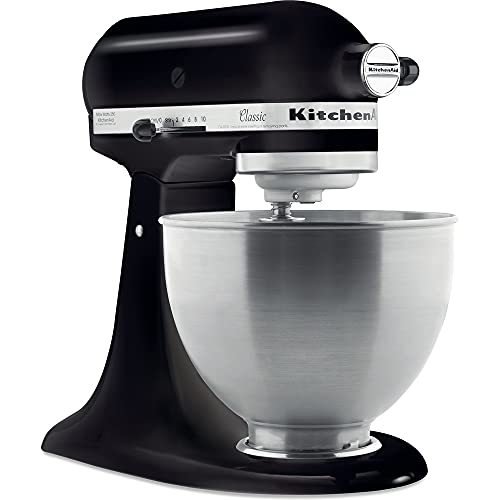 kitchenaid-classic-k-chenmaschine-4-3-l-onyx-schwarz-inkl-spritzschutz-einf-llsc image 6