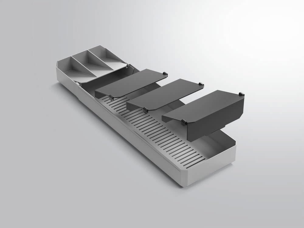 metaltex-uni-fit-besteck-organizer-grau-schwarz-verstellbarer-schubladeneinsatz- image 8