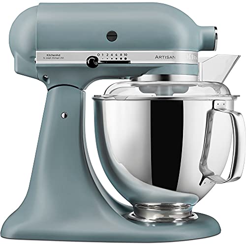 kitchenaid-artisan-4-8-l-k-chenmaschine-mit-fleischwolf-5ksm175psemf-nebelblau image 4