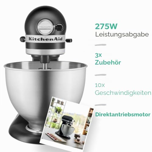 kitchenaid-classic-5k45ss-k-chenmaschine-matt-schwarz image 8