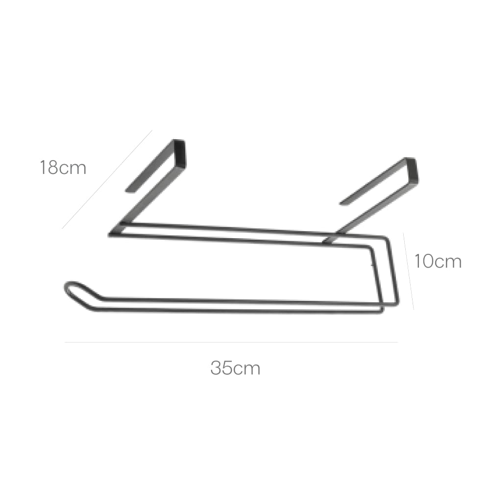 metaltex-papierrollenhalter-361135-metall-lava-schwarz-35x18x10-cm image 4