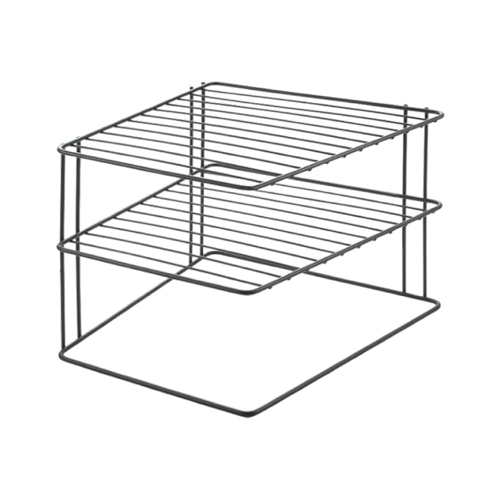 metaltex-palio-lava-eckschrankeinsatz-2-etagen-25x25x19-cm-touchtherm-schwarz image 1
