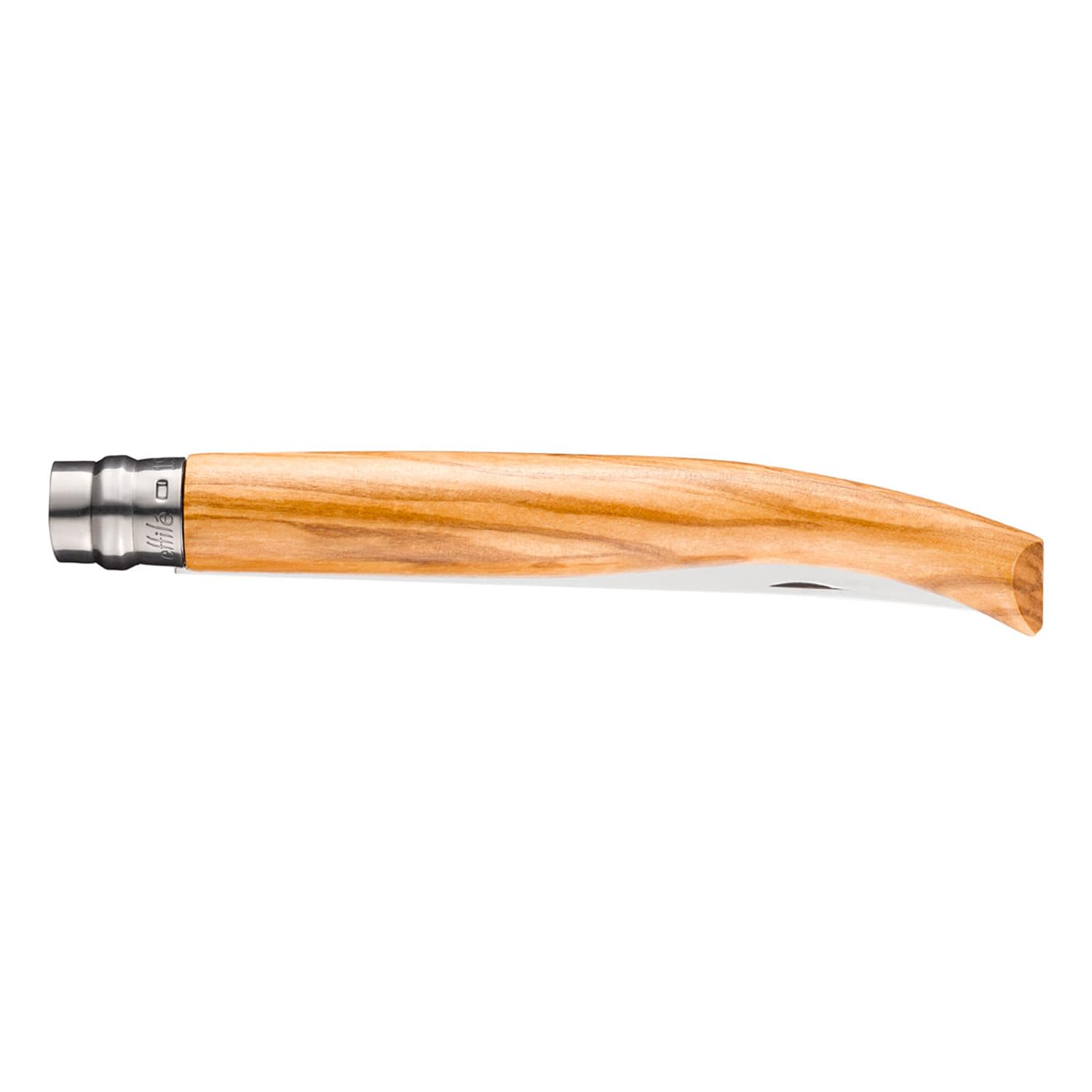 opinel-nr-15-effil-schneidemesser-15-cm-konisch-polierte-klinge-edelstahl-oliven image 4
