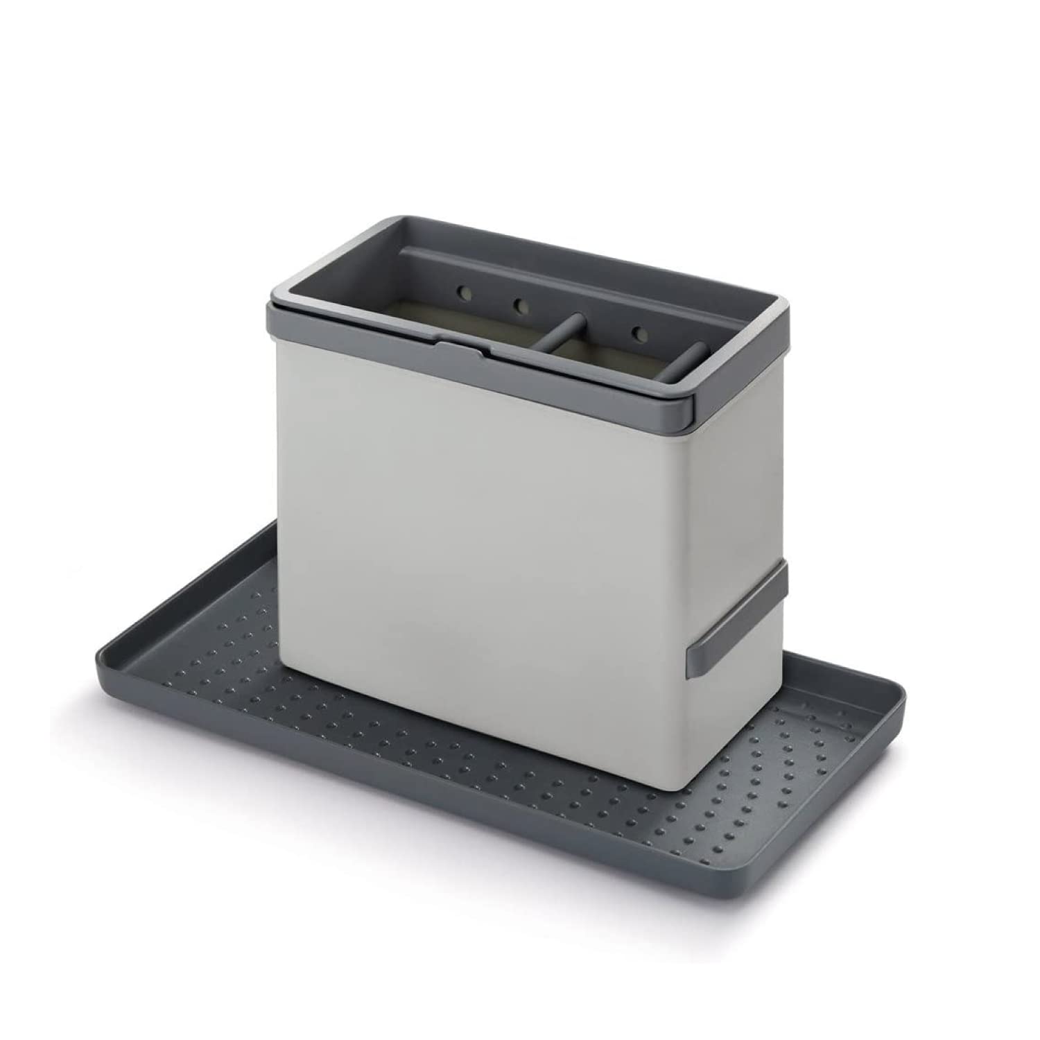 metaltex-tidytex-sp-lbecken-organizer-grau-24x13x14-cm-mit-abnehmbaren-st-ben image 1