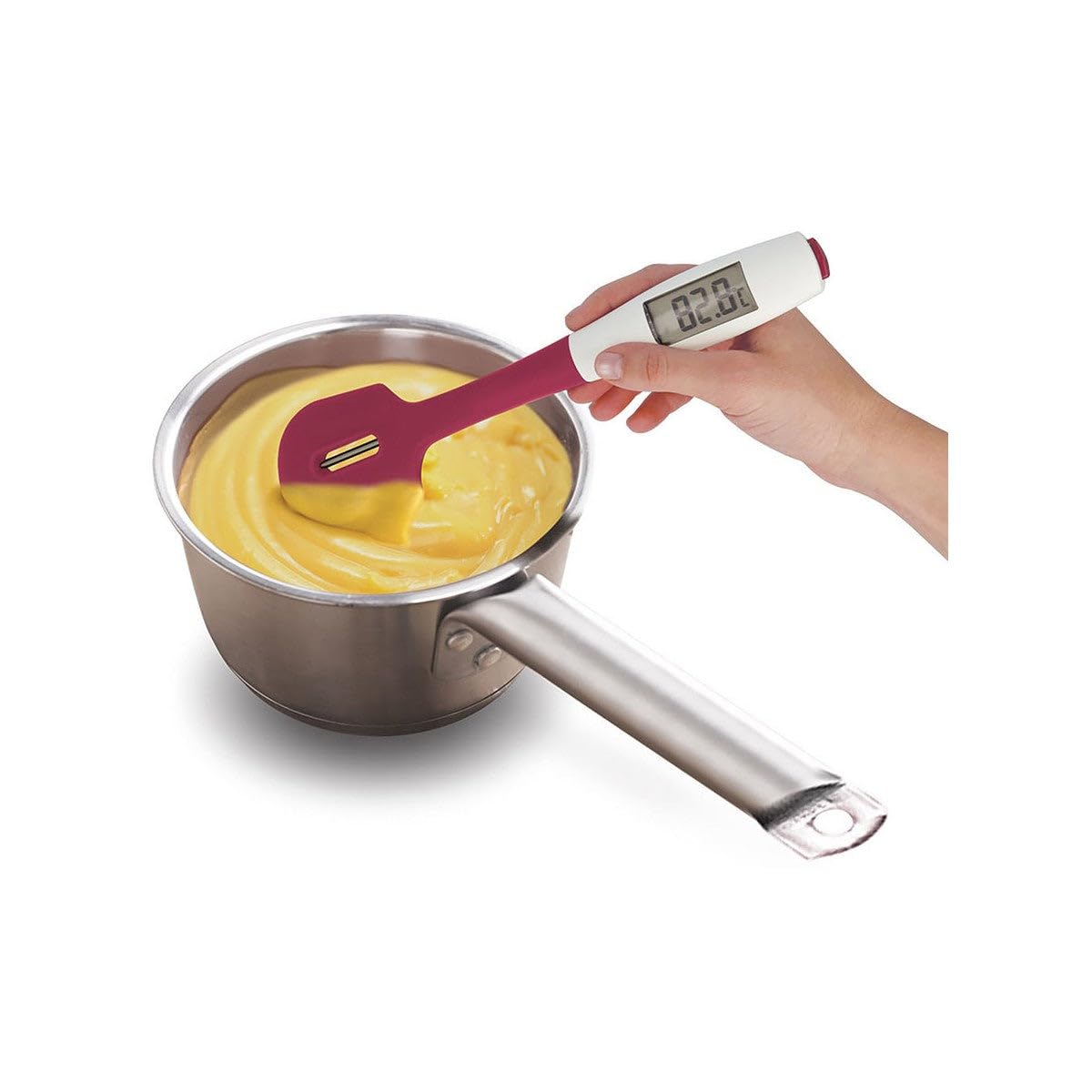 metaltex-silikonteigschaber-mit-digitalthermometer-2-in-1-k-chenhelfer-hitzebest image 2