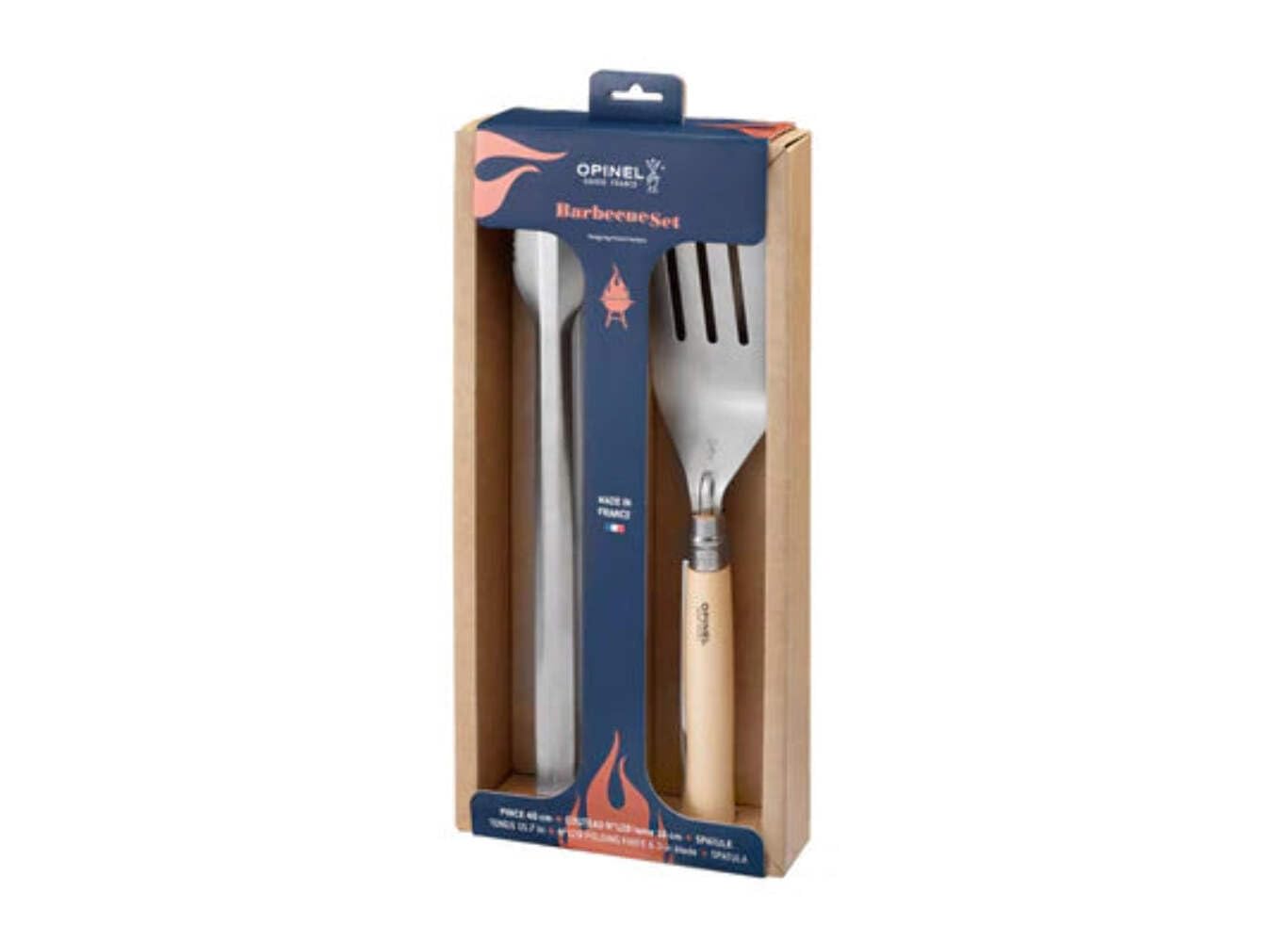 opinel-grill-set-mit-klappmesser-n-12-spatula-und-xl-zange-10000442 image 1
