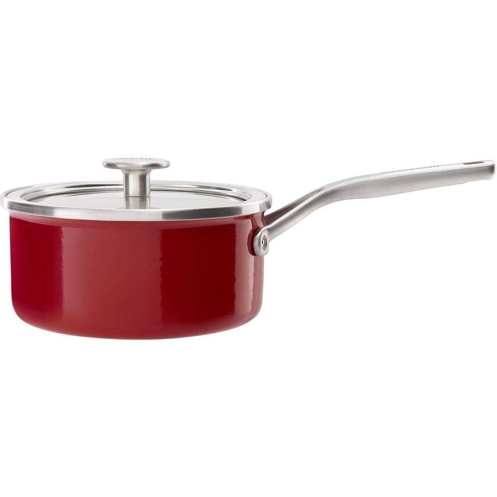 kitchenaid-steel-core-emaille-kochtopf-24-cm-6-l-mit-deckel-creme image 6