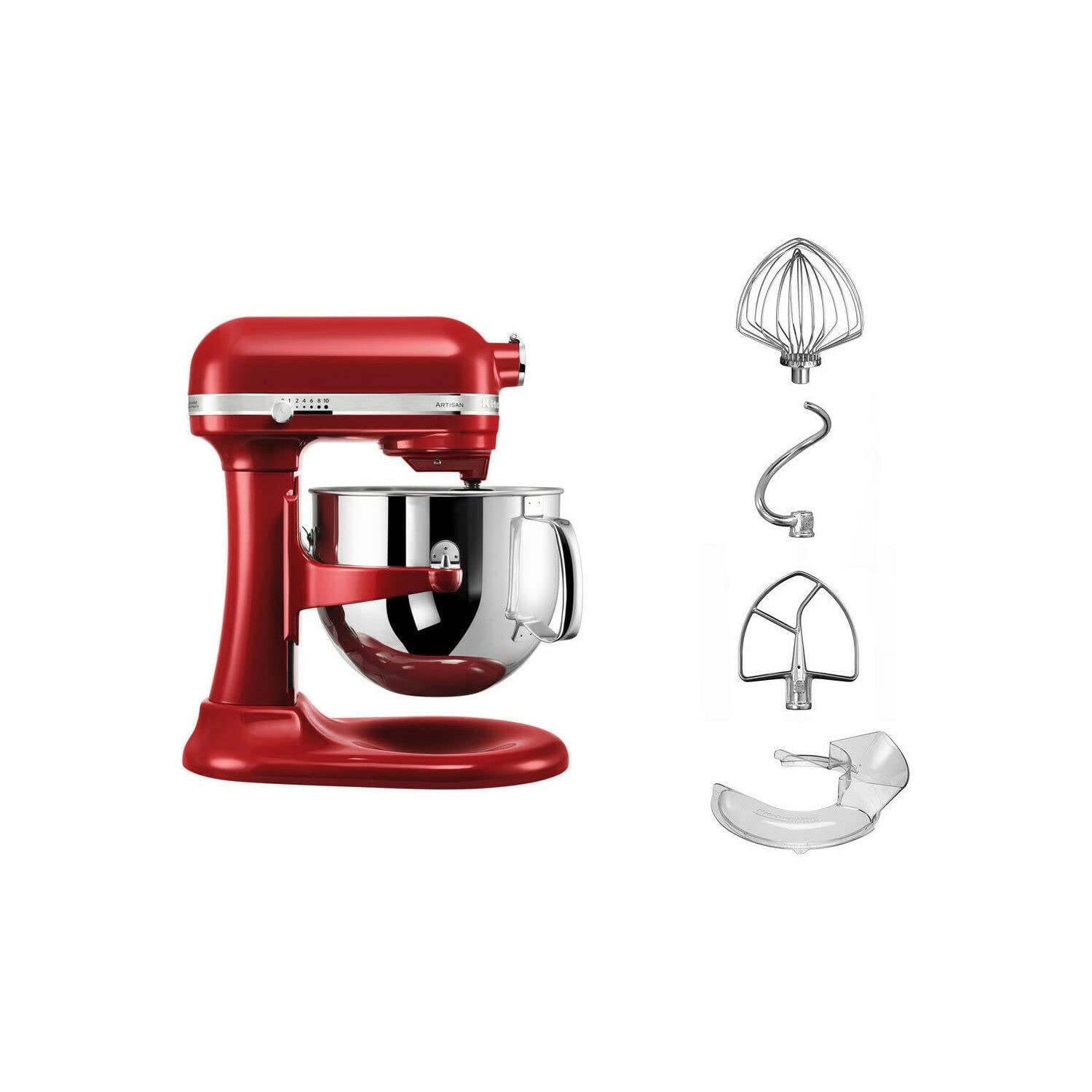 kitchenaid-artisan-standmixer-6-9-l-k-chenmaschine-mit-edelstahlsch-ssel-300-w image 2