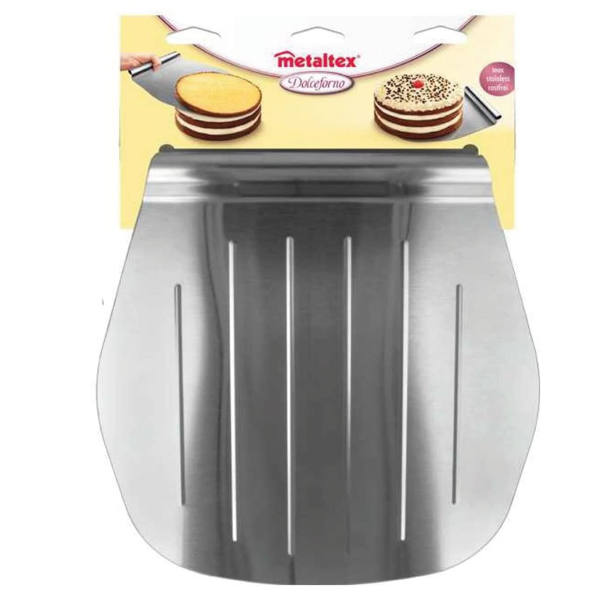 metaltex-257706010-tortenretter-inox-grau-25-x-10-x-5-cm image 2