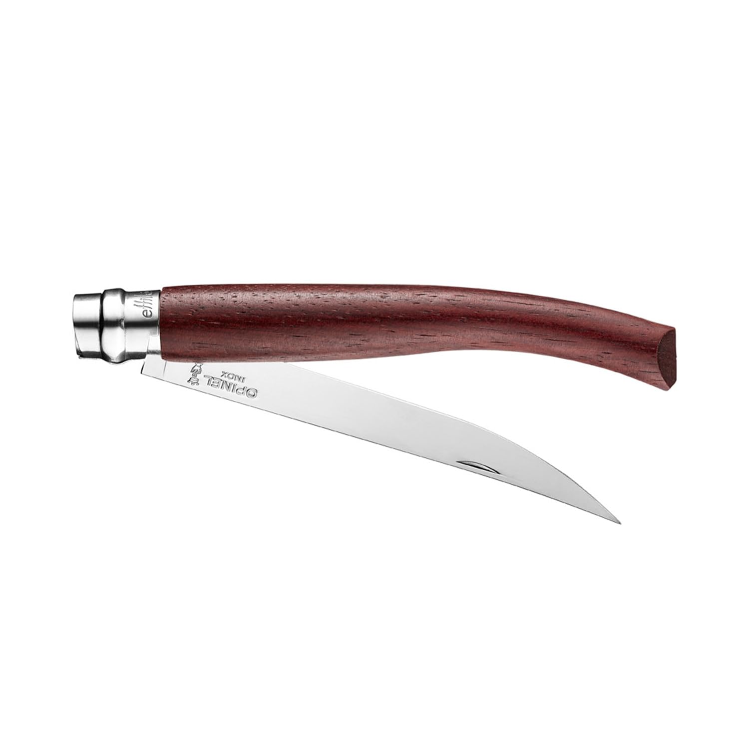 opinel-n-12-effil-padouk-klappmesser-polierte-klinge-holzgriff image 2