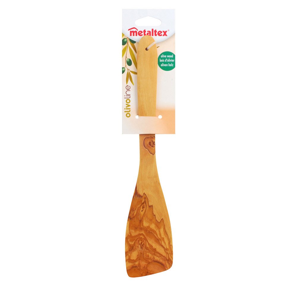 metaltex-pfannenwender-aus-olivenholz-30-cm-massives-holz-f-r-schonendes-kochen image 2