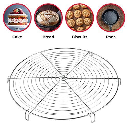 metaltex-tortenk-hler-ideal-zum-ausk-hlen-von-kuchen-und-geb-ck-verchromtes-meta image 8