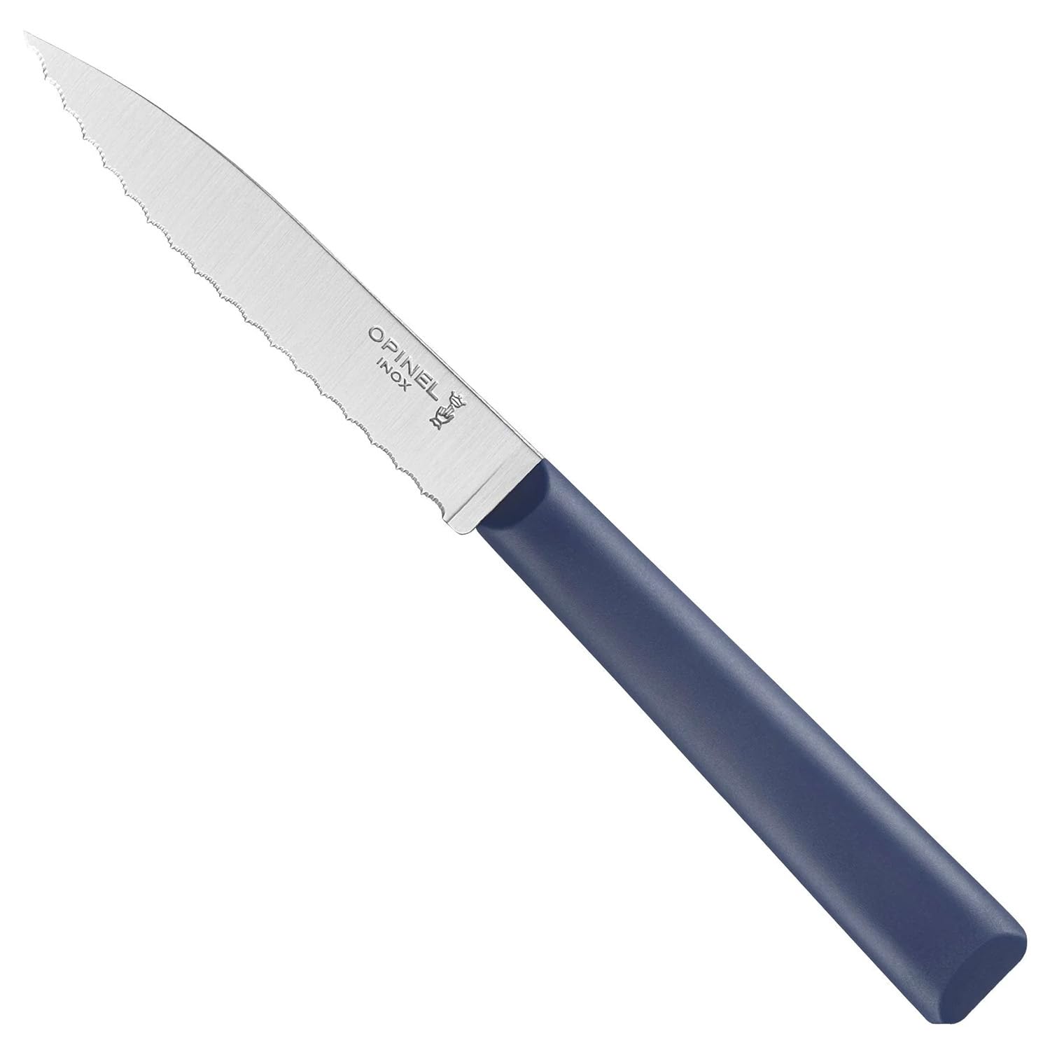 opinel-k-chenmesser-no-313-mit-wellenschliff-office-crant-dunkelblau-10-cm-kling image 1