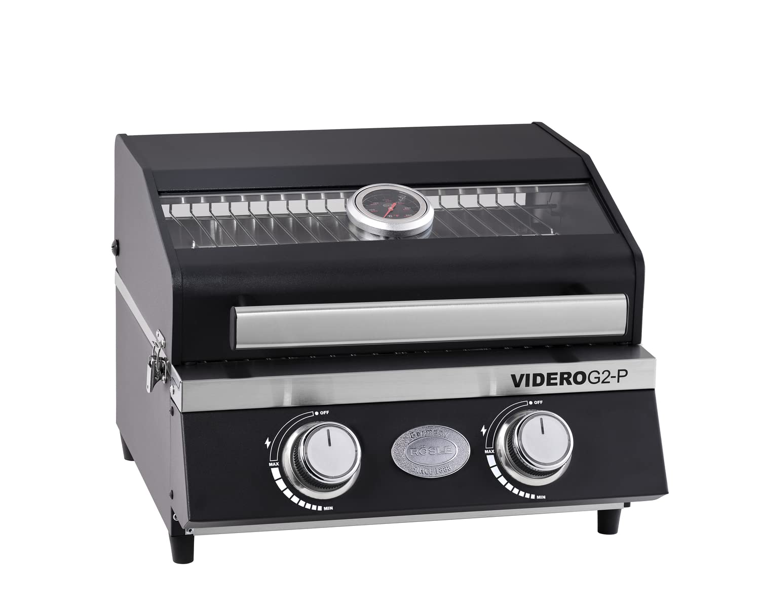 r-sle-gasgrill-bbq-portable-videro-g2-p-tragbarer-tischgrill-mit-2-edelstahlbren image 1