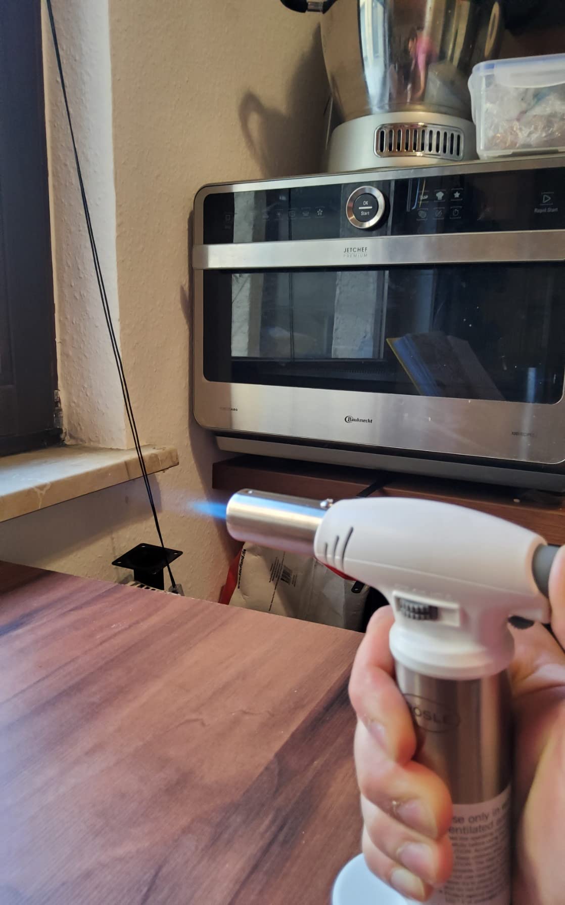 Perfekter Flambierbrenner