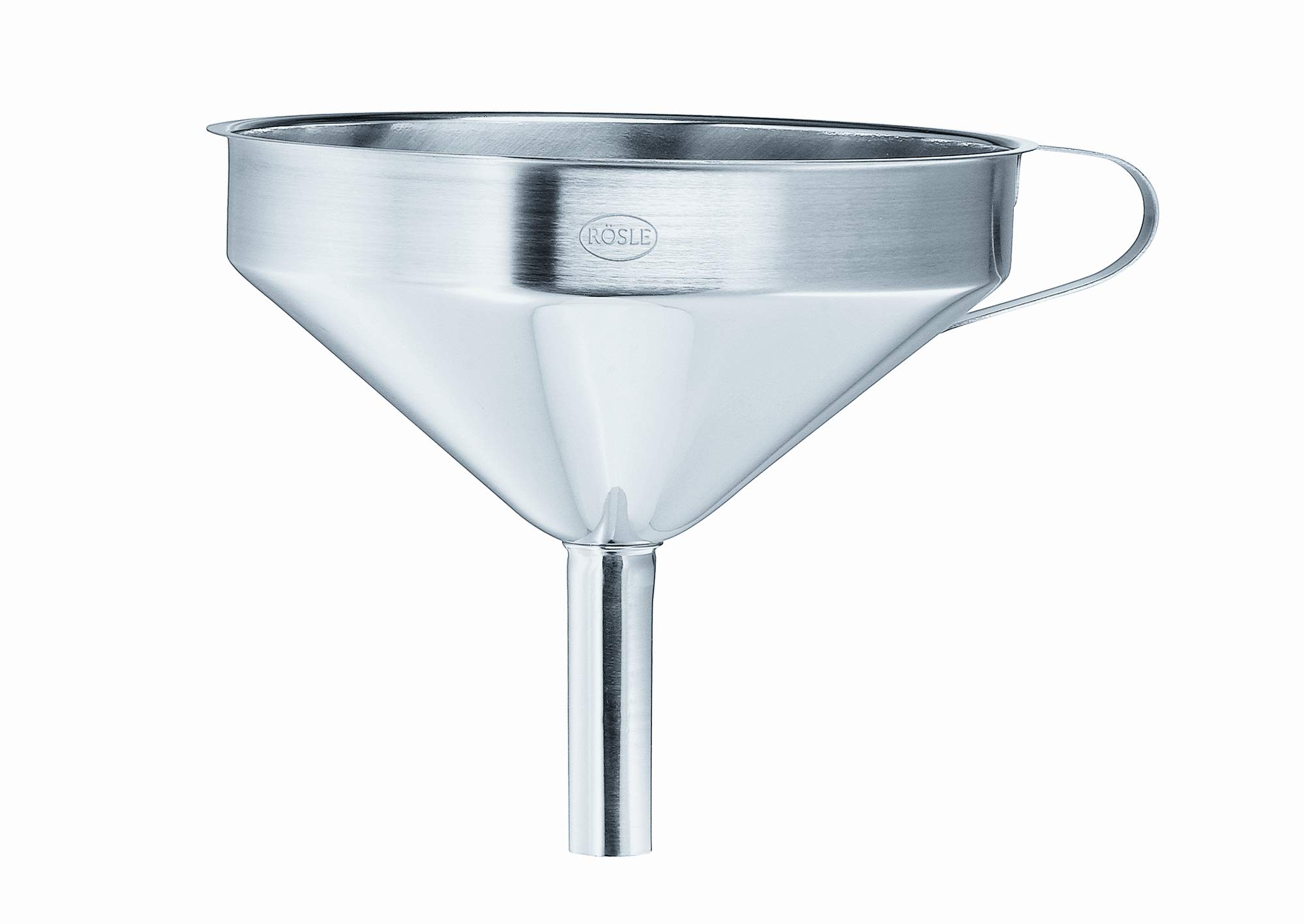 r-sle-trichter-aus-edelstahl-18-10-mit-siebeinsatz-12-cm-sp-lmaschinengeeignet image 1