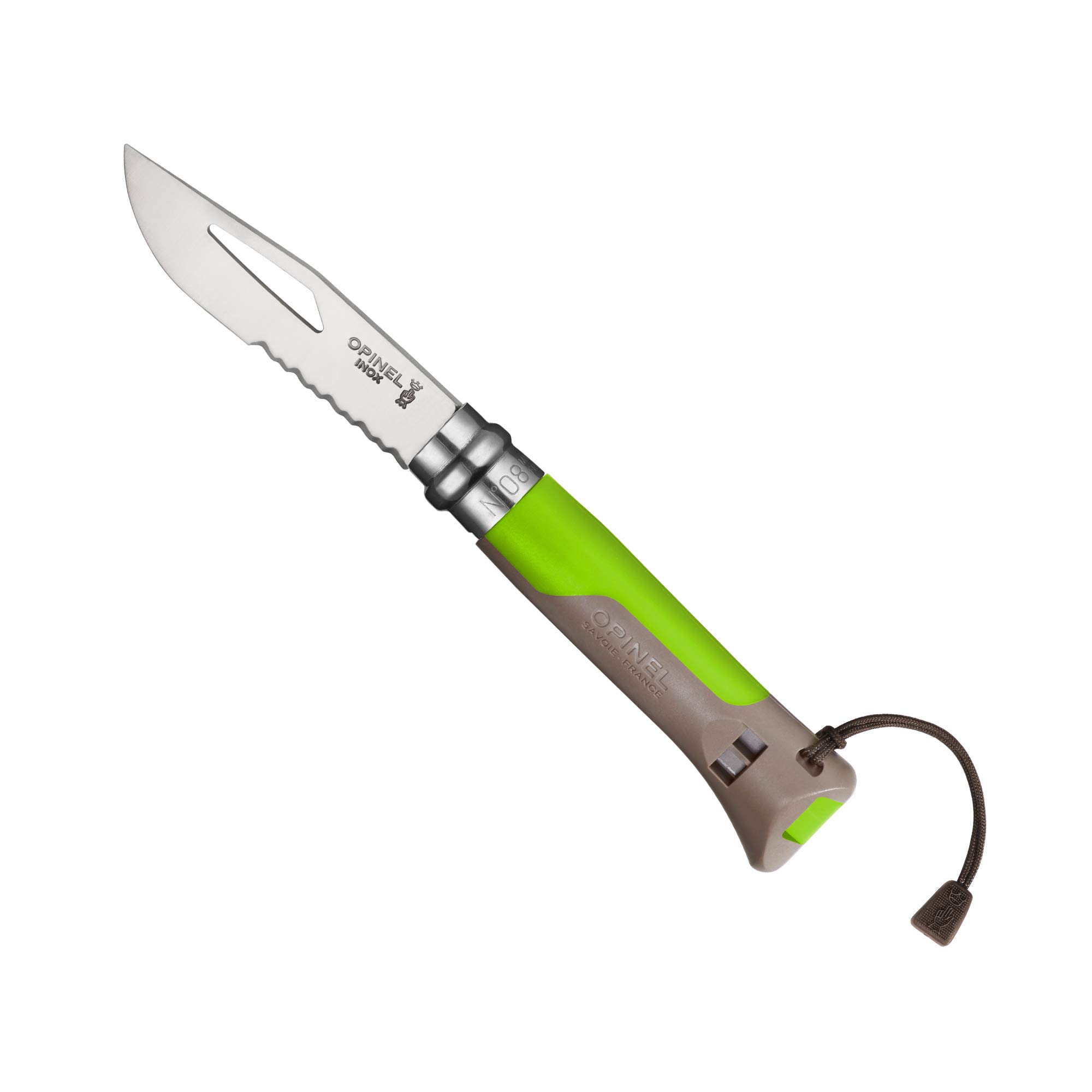 opinel-no-8-outdoor-messer-dunkelgr-n-sandvik-12c27-stahl image 4