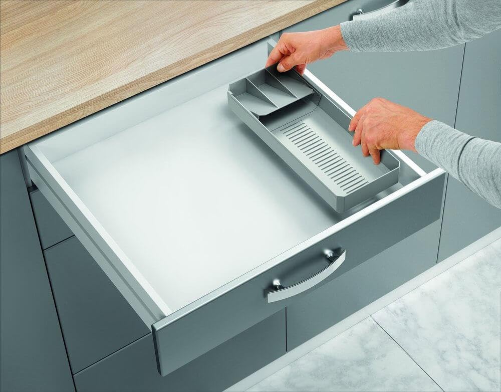 metaltex-uni-fit-besteck-organizer-grau-schwarz-verstellbarer-schubladeneinsatz- image 5