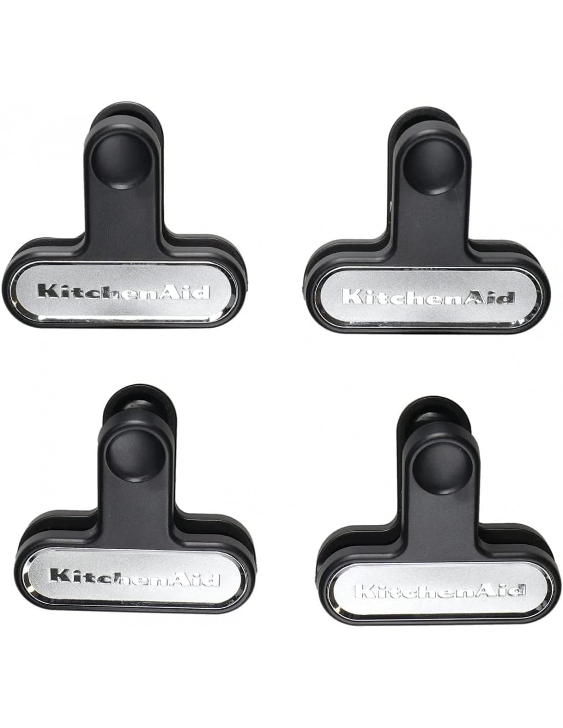 kitchenaid-4er-set-verschlussklemmen-beutelclips-schwarz-6-cm image 1