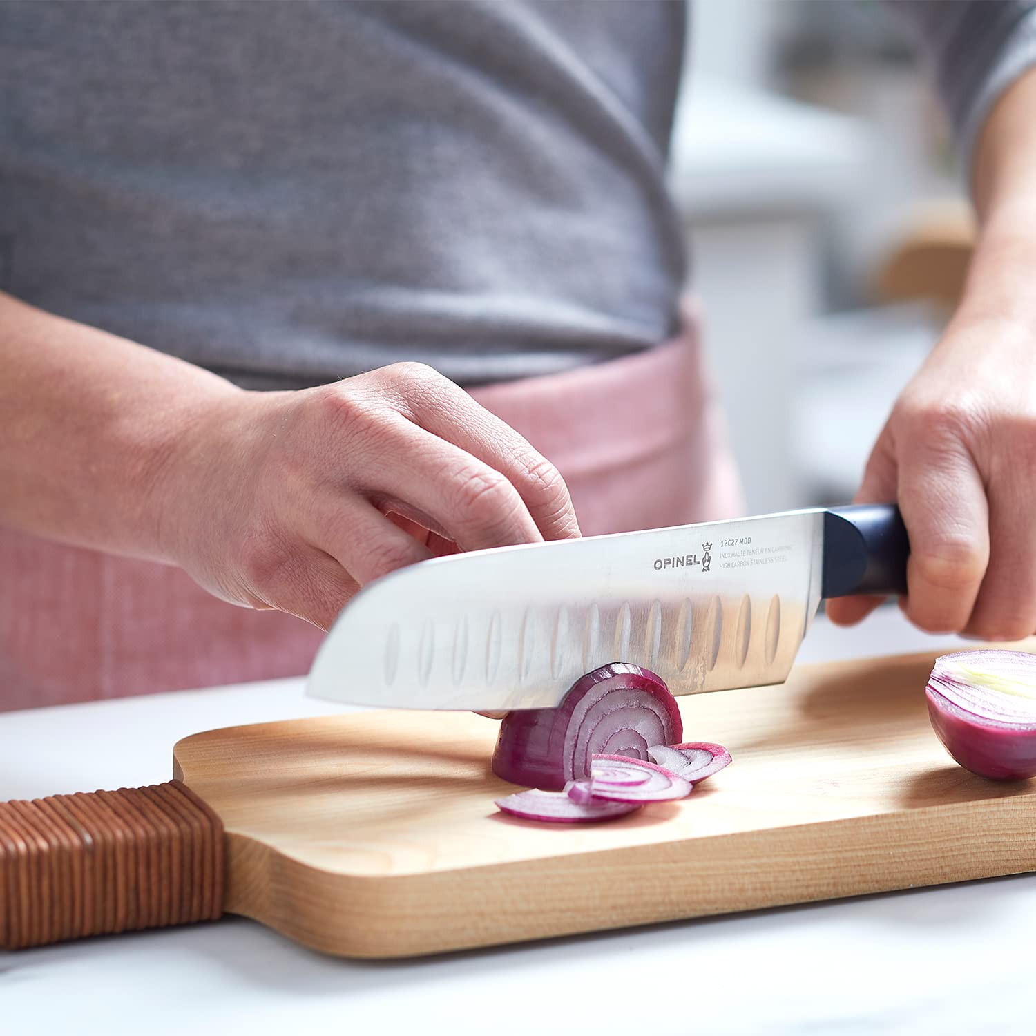 opinel-intempora-ii-santoku-17-cm-klinge-pom-griff-rostfrei image 6