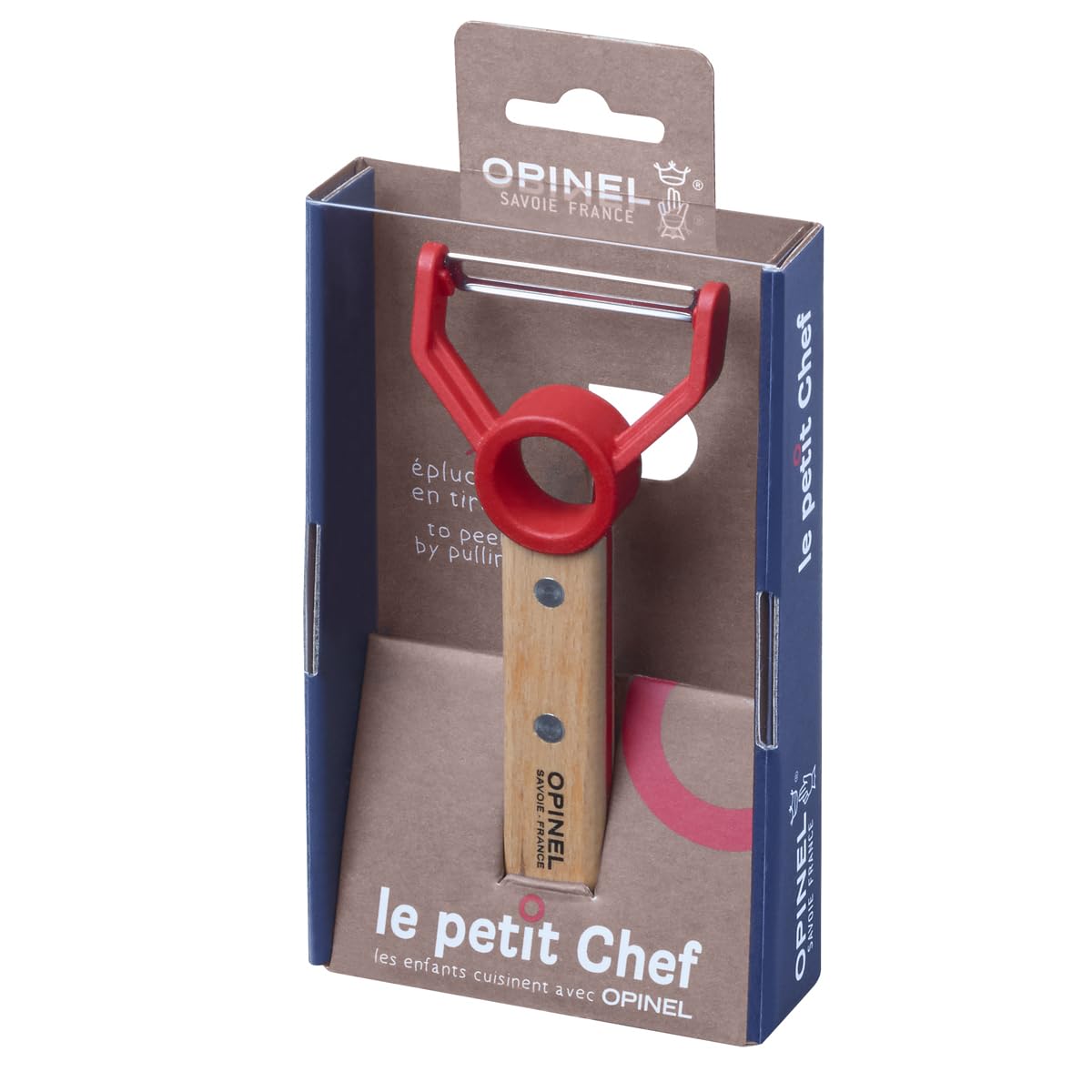 opinel-le-petit-chef-kinder-sparsch-ler-edelstahl-buchenholzgriff-rot-m image 2