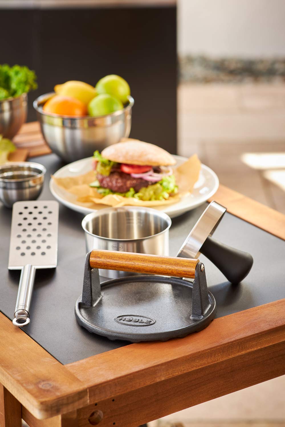 r-sle-barbecue-burger-set-3-tlg-mit-burgerpresse-pro-barbecue-gewicht-und-burger image 2