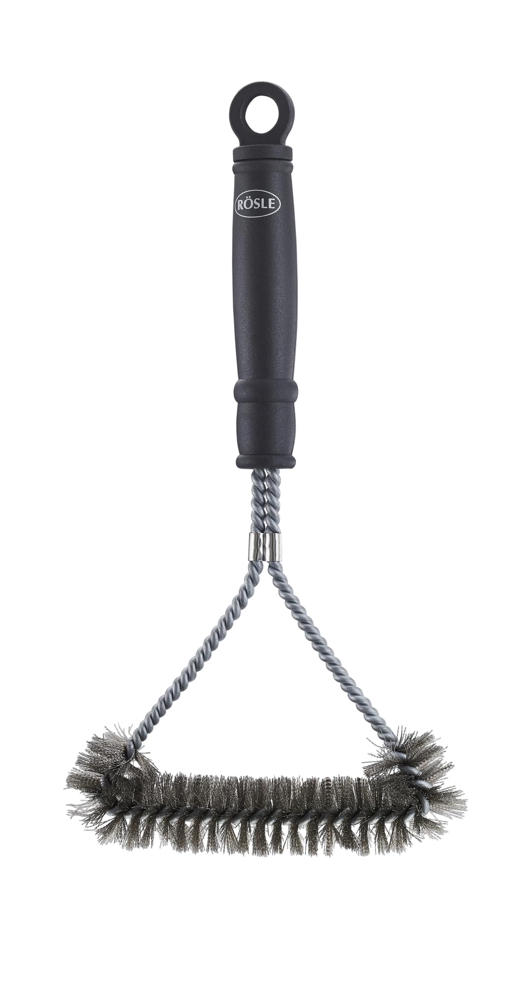 r-sle-grillrost-reinigungsb-rste-edelstahl-f-r-bbq-roste-stahlborsten-30-cm-schw image 1
