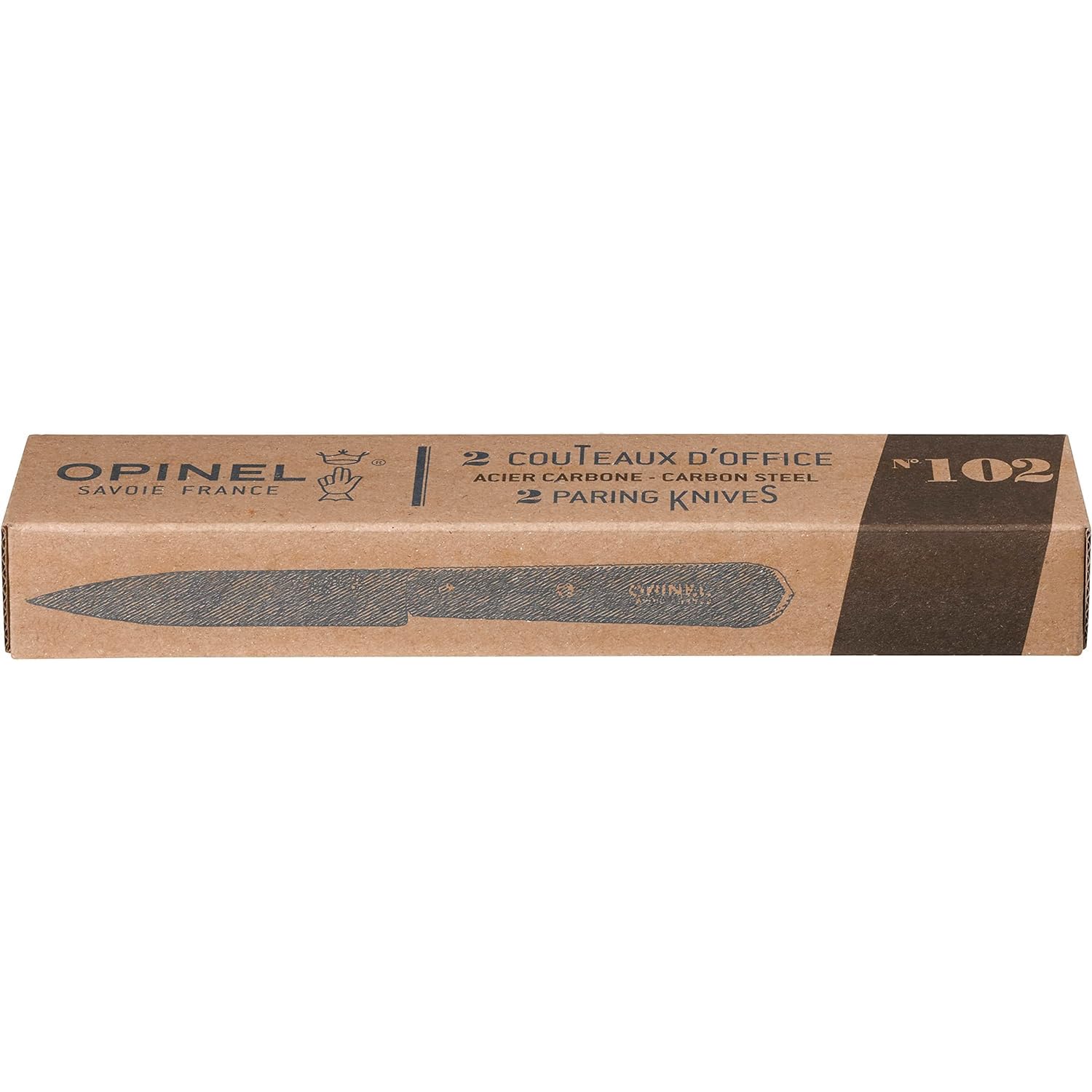 opinel-k-chenmesser-set-aus-edelstahl-2-teilig-braun-op1223 image 4
