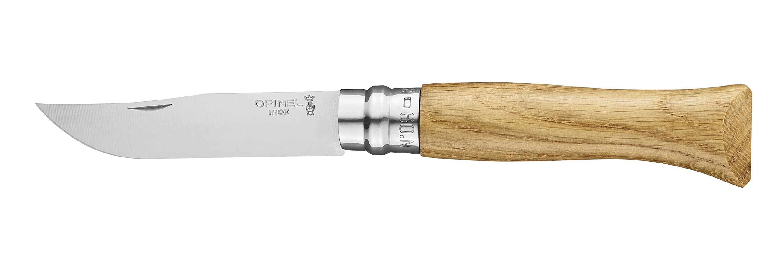 opinel-no-09-taschenmesser-mit-eichenholzgriff-rostfreier-sandvik-stahl-klingenl image 2