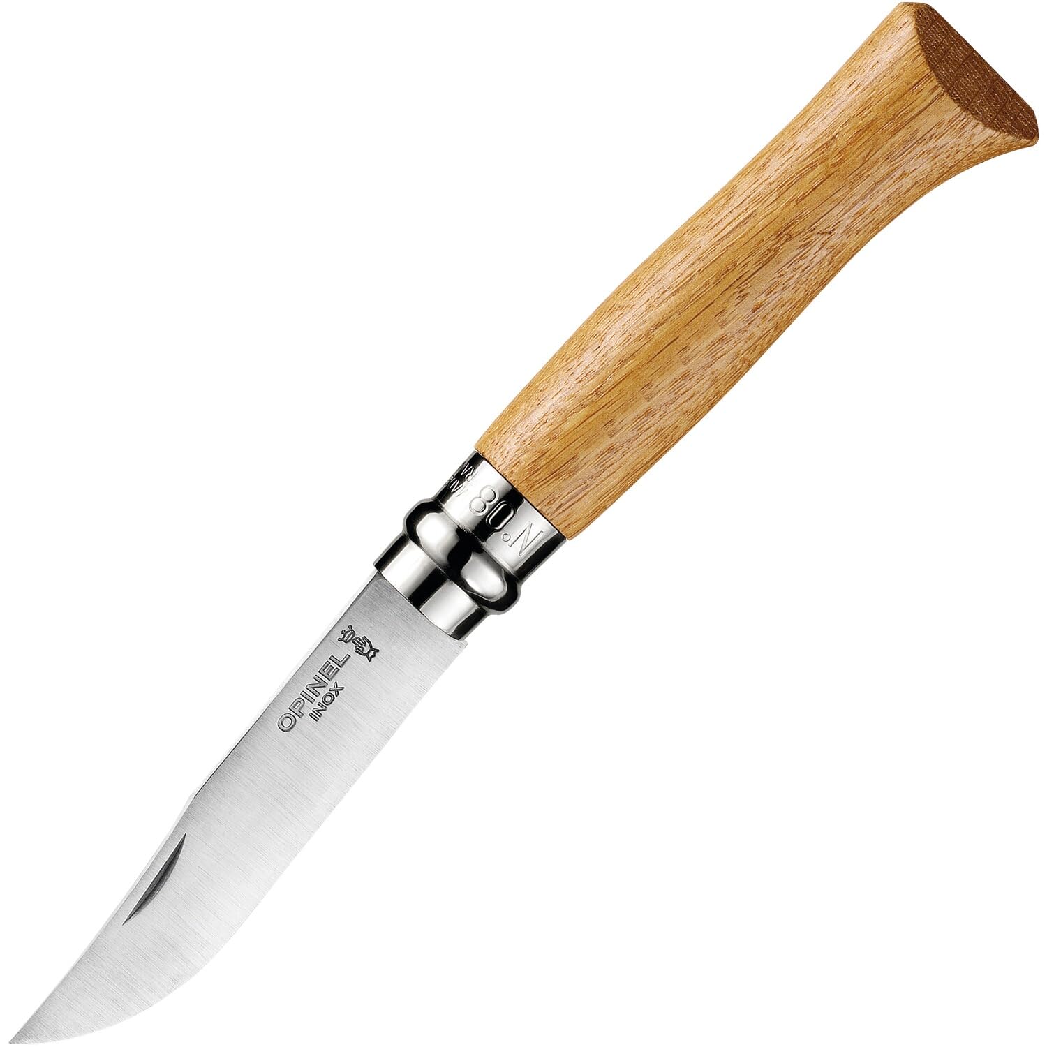 opinel-taschenmesser-n-8-beige-klassisches-klappmesser-mit-buchenholzgriff image 4
