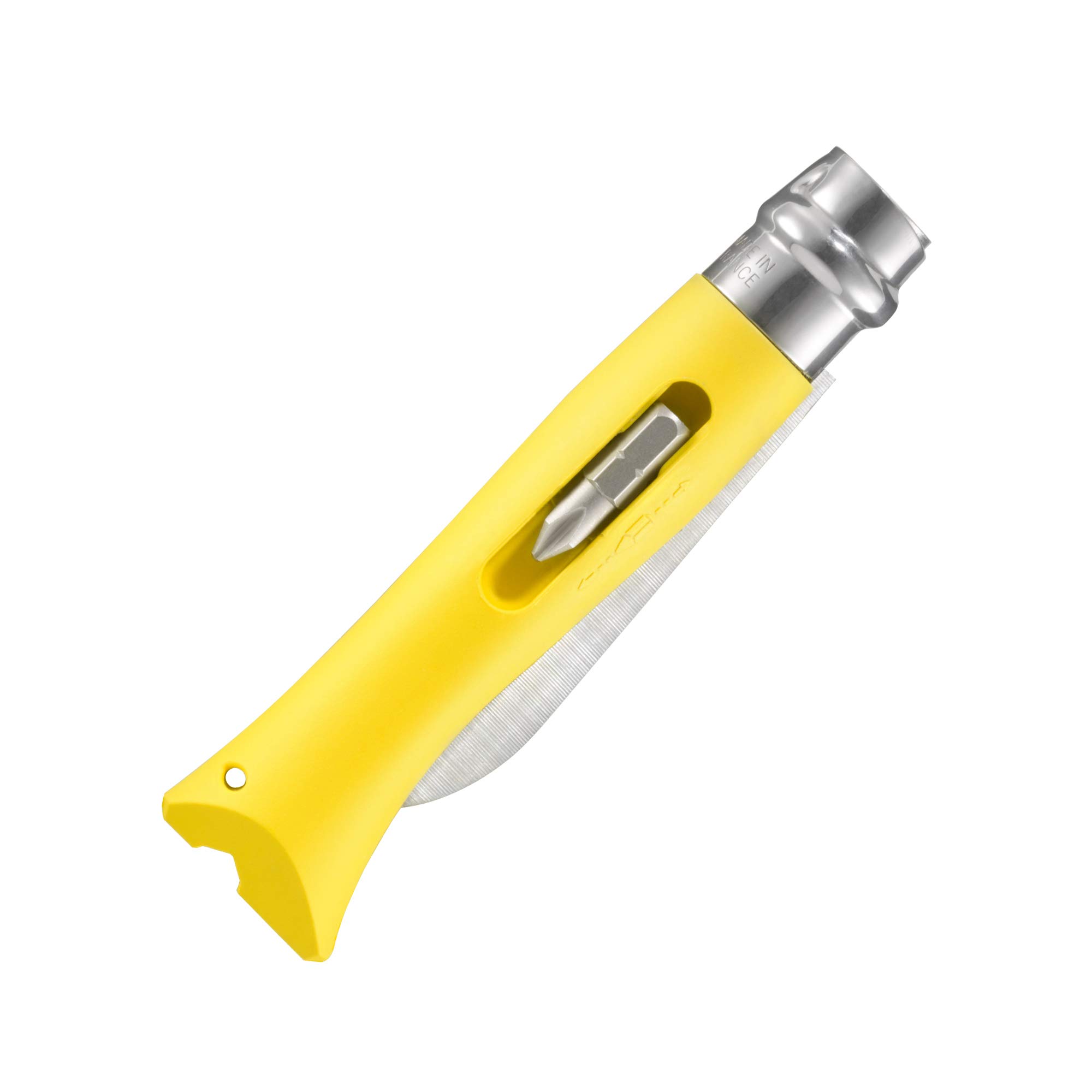 opinel-no-09-diy-elektrikermesser-mit-abisolierer-sandvik-stahl-12c27-2-bits-gel image 6