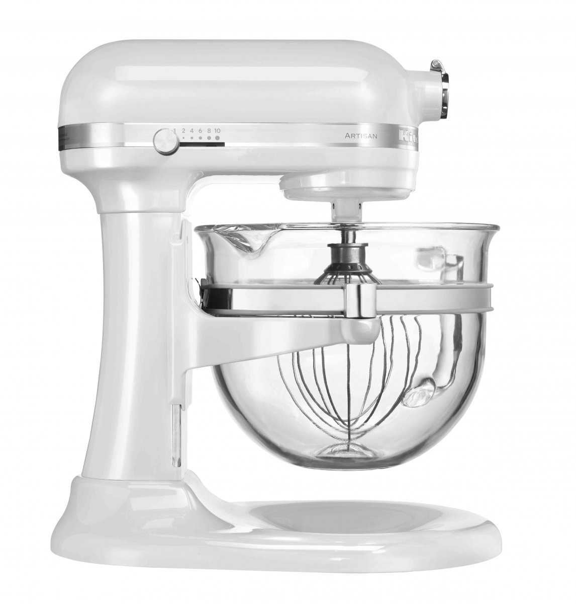kitchenaid-5ksm6521x-artisan-k-chenmaschine-mit-glassch-ssel-6l-frosted-pearl-wh image 1