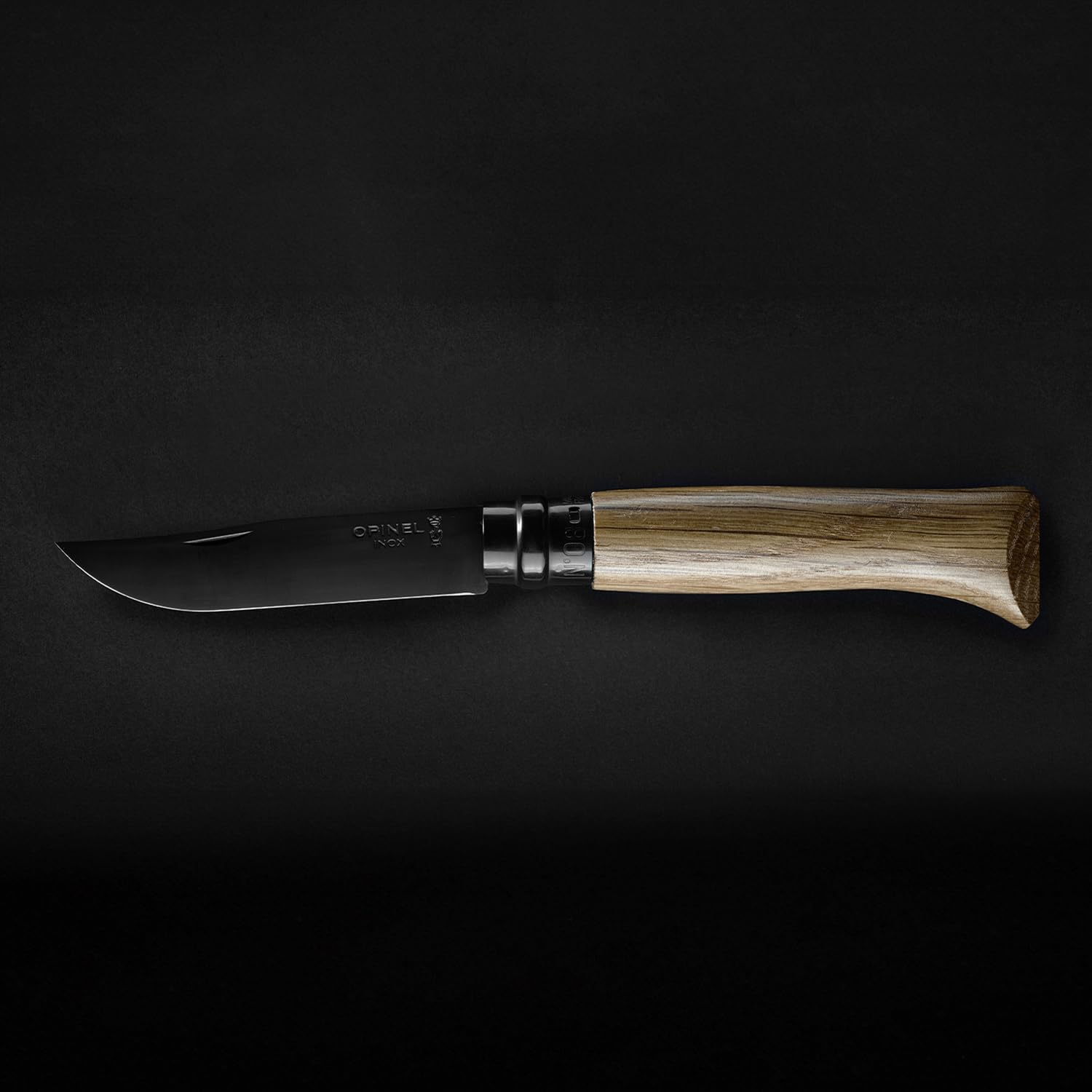 opinel-n-08-black-oak-special-edition-taschenmesser-mit-schwarzer-klinge-aus-ros image 3