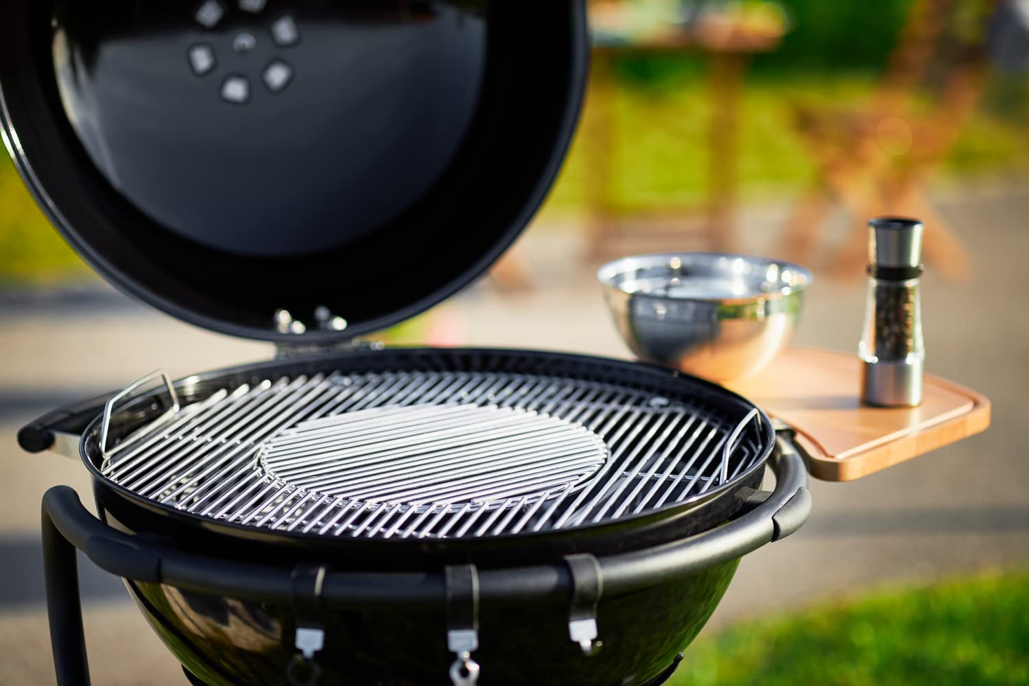 r-sle-vario-grillrost-f-r-kugelgrill-60-cm-edelstahl-klappbare-seitenteile-zum-n image 2