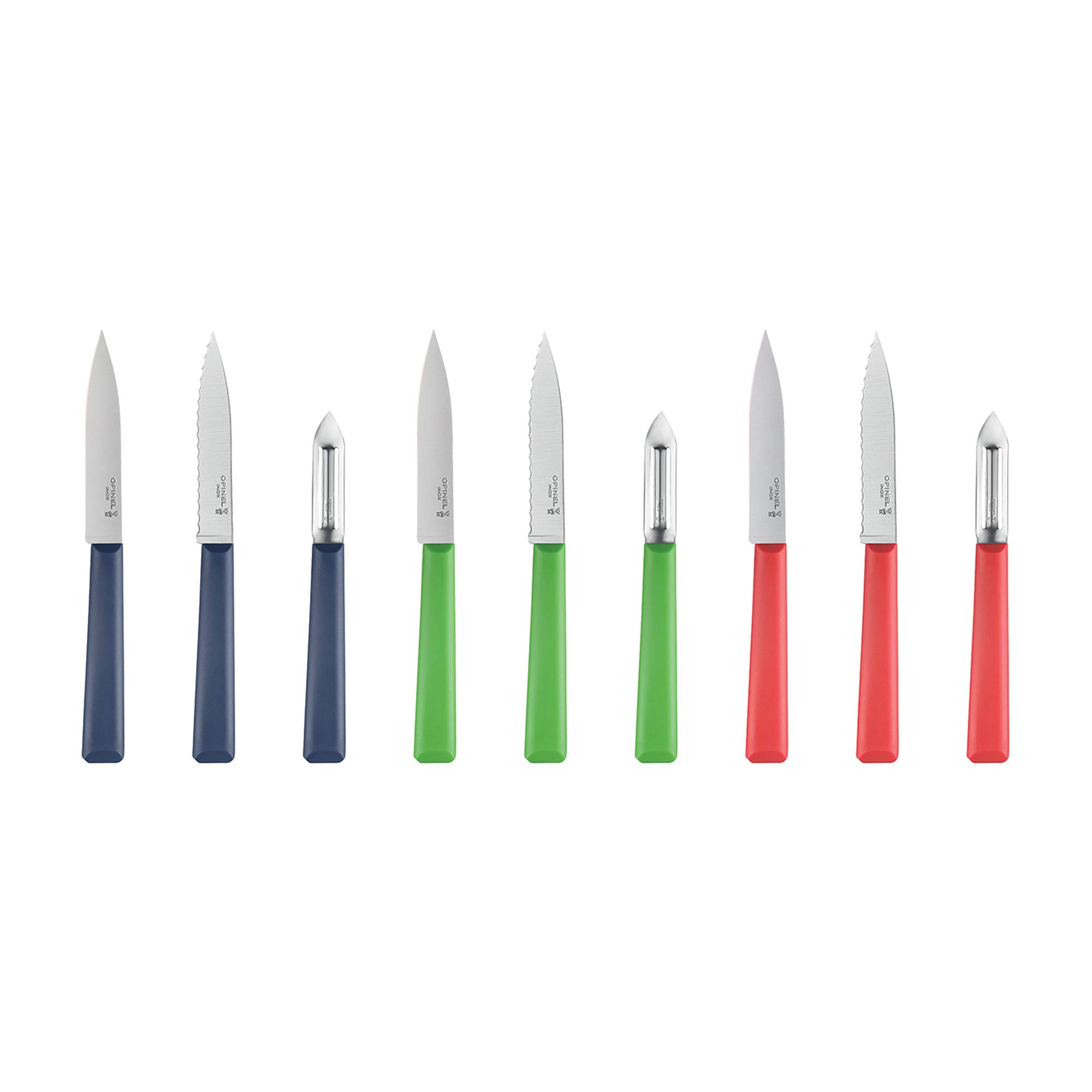 opinel-k-chenmesser-no-313-wellenschliff-kunststoff-griff-rot image 4