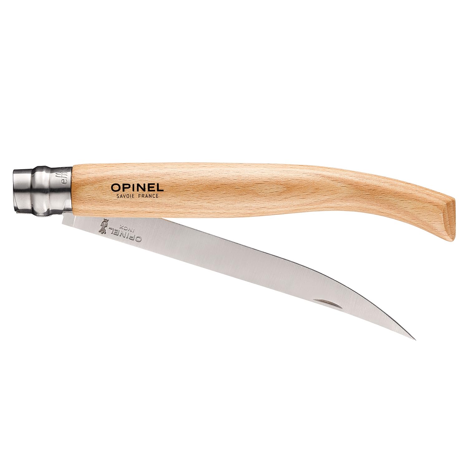 opinel-n15-effile-hetre-2023-6-taschenmesser-mit-buchenholzgriff-15-cm-klinge image 2