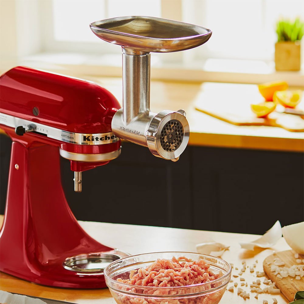 kitchenaid-ganzmetall-fleischwolf-mit-wurstf-ller-5ksmmga-silver image 3