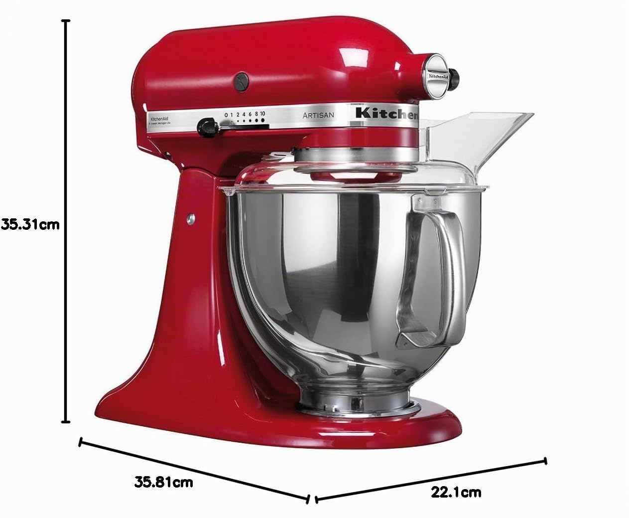 kitchenaid-artisan-5ksm150pseer-k-chenmaschine-rot image 4