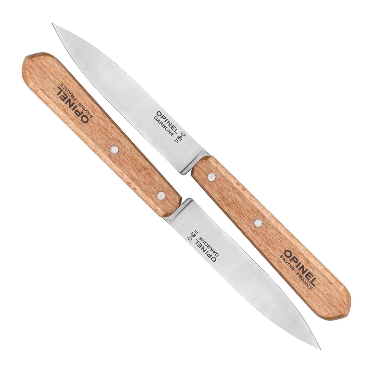 opinel-k-chenmesser-set-aus-edelstahl-2-teilig-braun-op1223 image 1