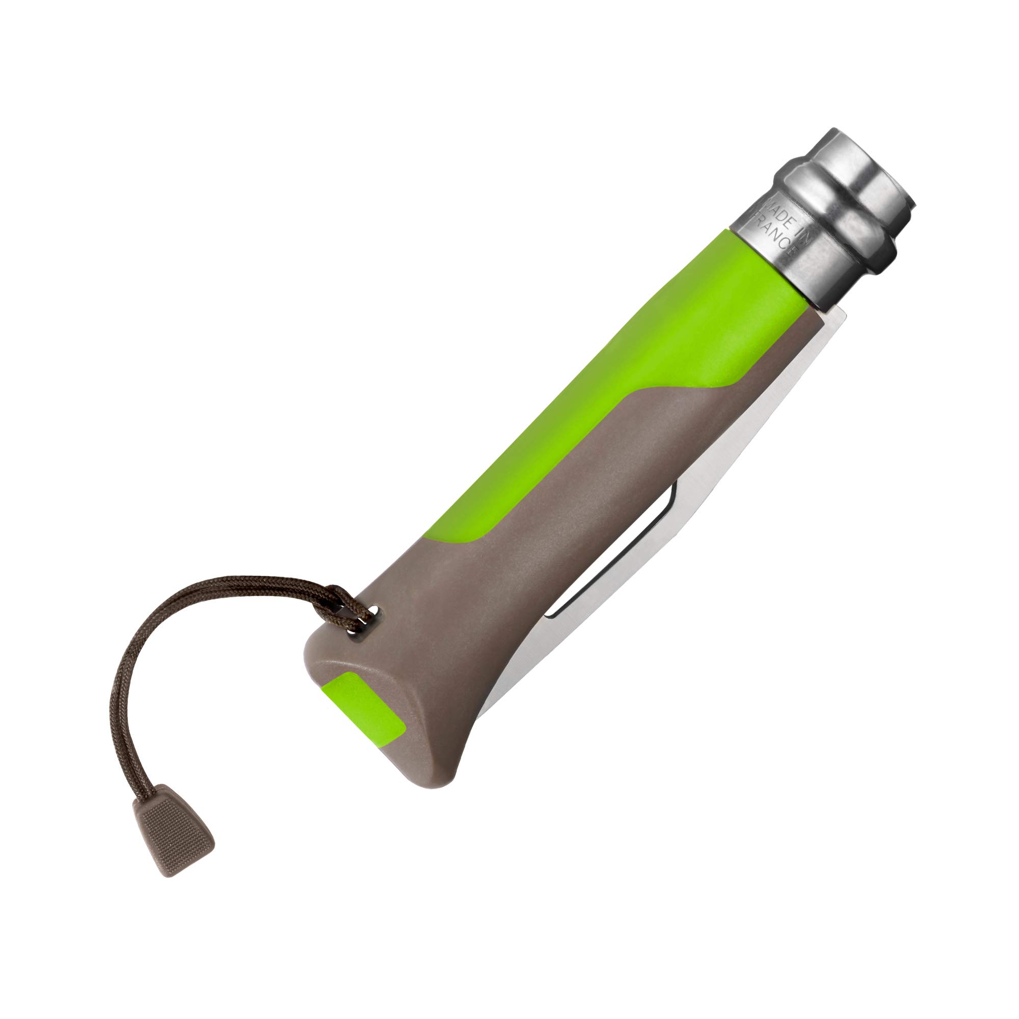 opinel-no-8-outdoor-messer-dunkelgr-n-sandvik-12c27-stahl image 3
