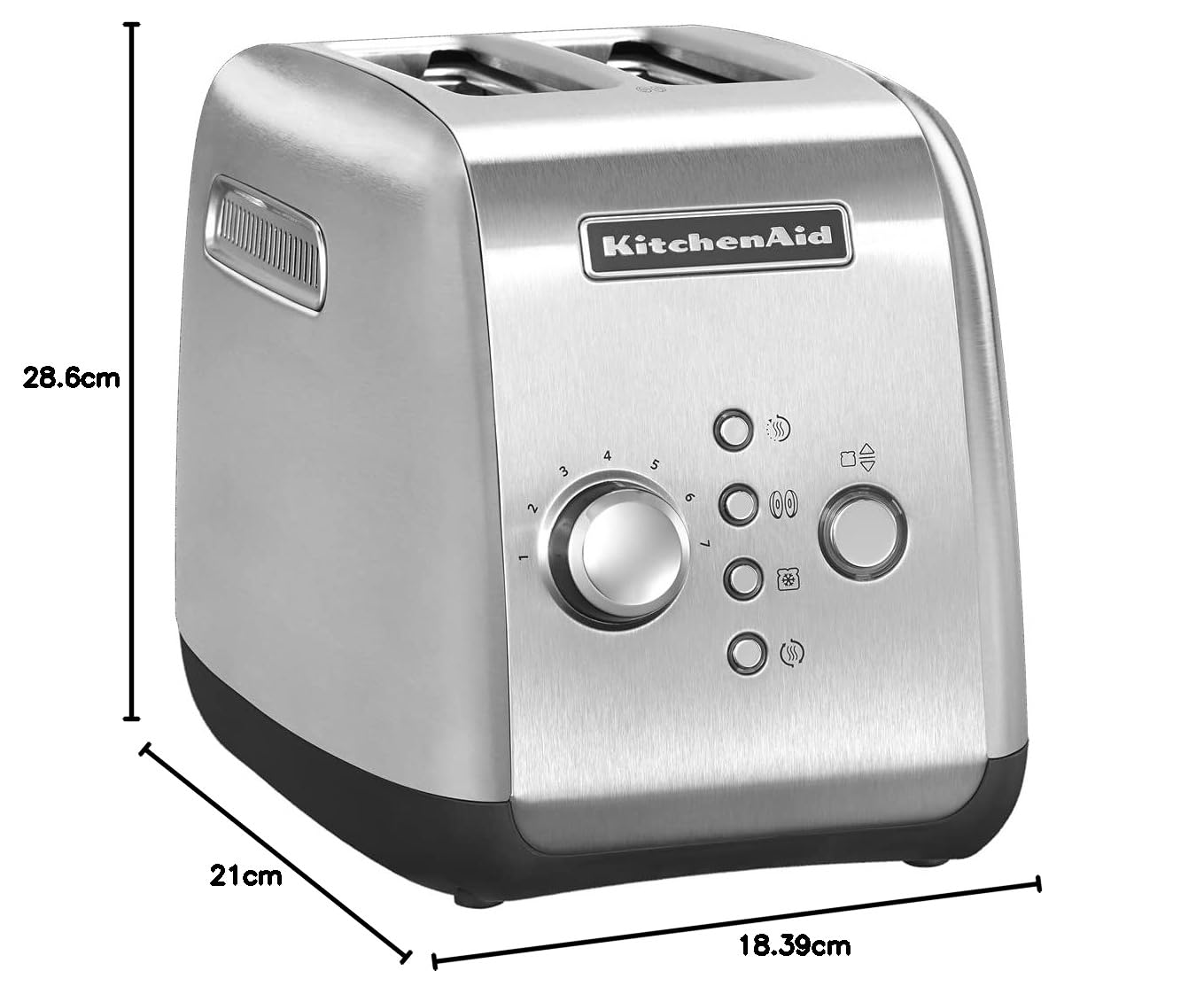 kitchenaid-5kmt221esx-toaster-2-scheiben-automatik-toaster-mit-extra-breiten-sch image 2