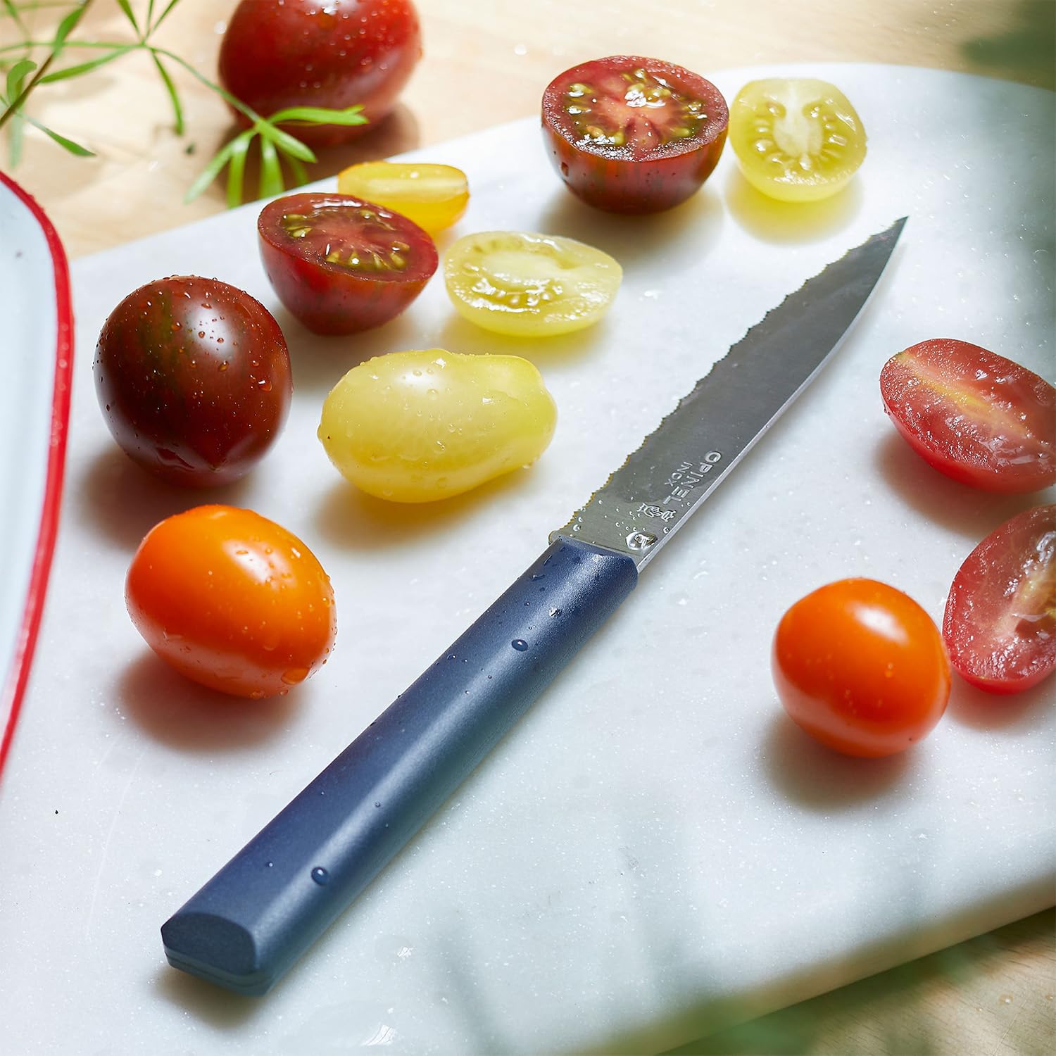 opinel-k-chenmesser-no-313-mit-wellenschliff-office-crant-dunkelblau-10-cm-kling image 5