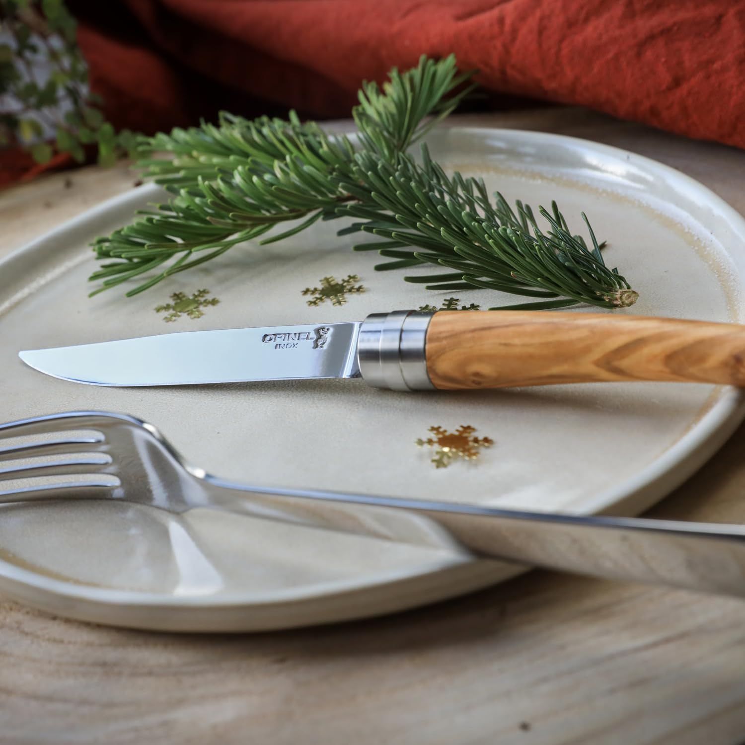 opinel-table-chic-messer-set-aus-olivenholz-4-st-ck-klingenl-nge-10-cm-254629 image 7