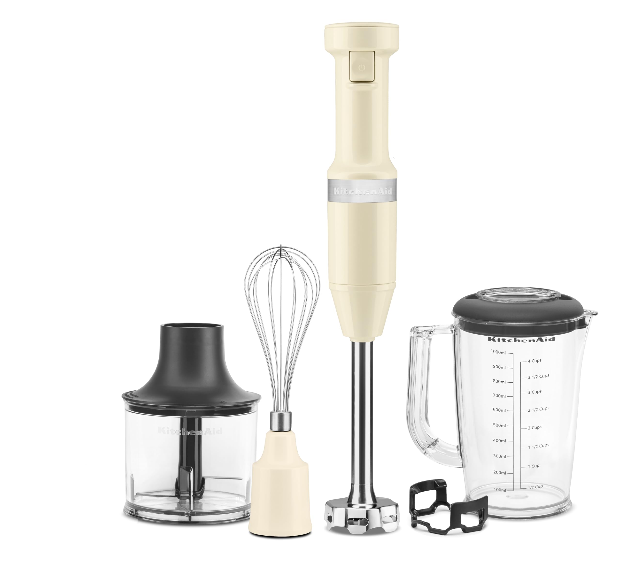 kitchenaid-stabmixer-mit-zubeh-r-mandelcreme-180-watt image 1