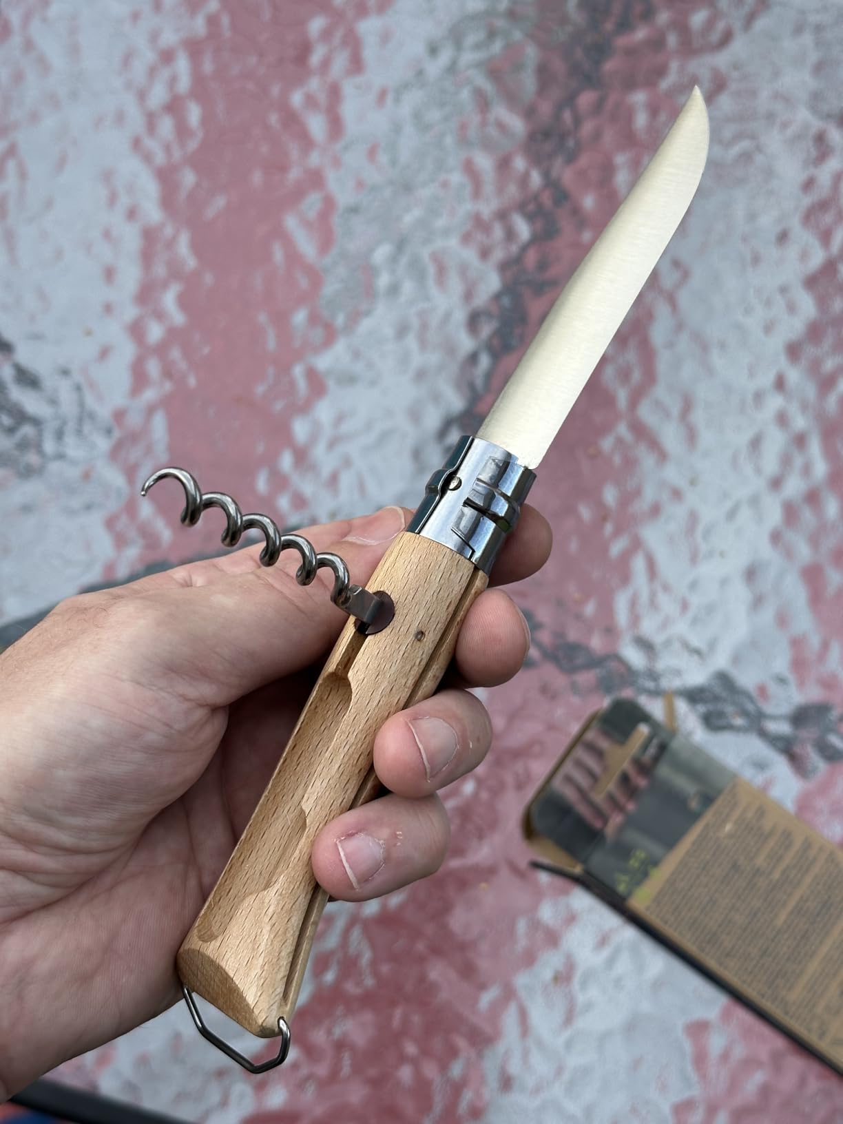 Gutes Messer, aber kleiner Korkenzieher
