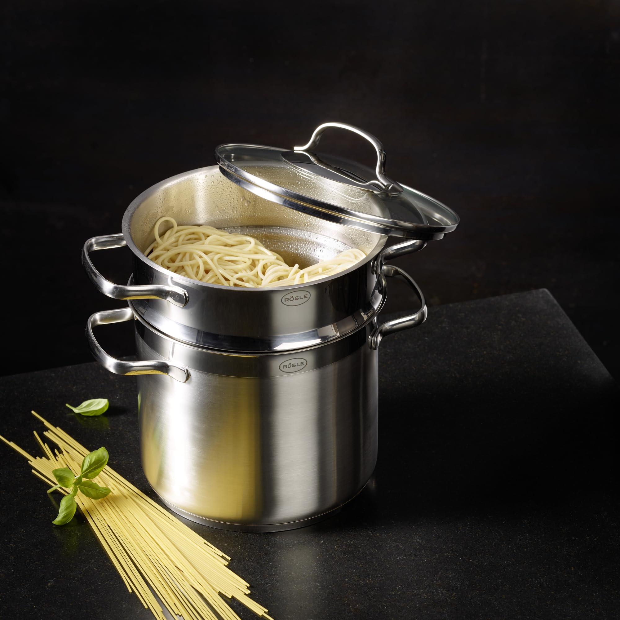 r-sle-elegance-pastatopf-5l-edelstahl-18-10-mit-pastaeinsatz-induktionsgeeignet image 5