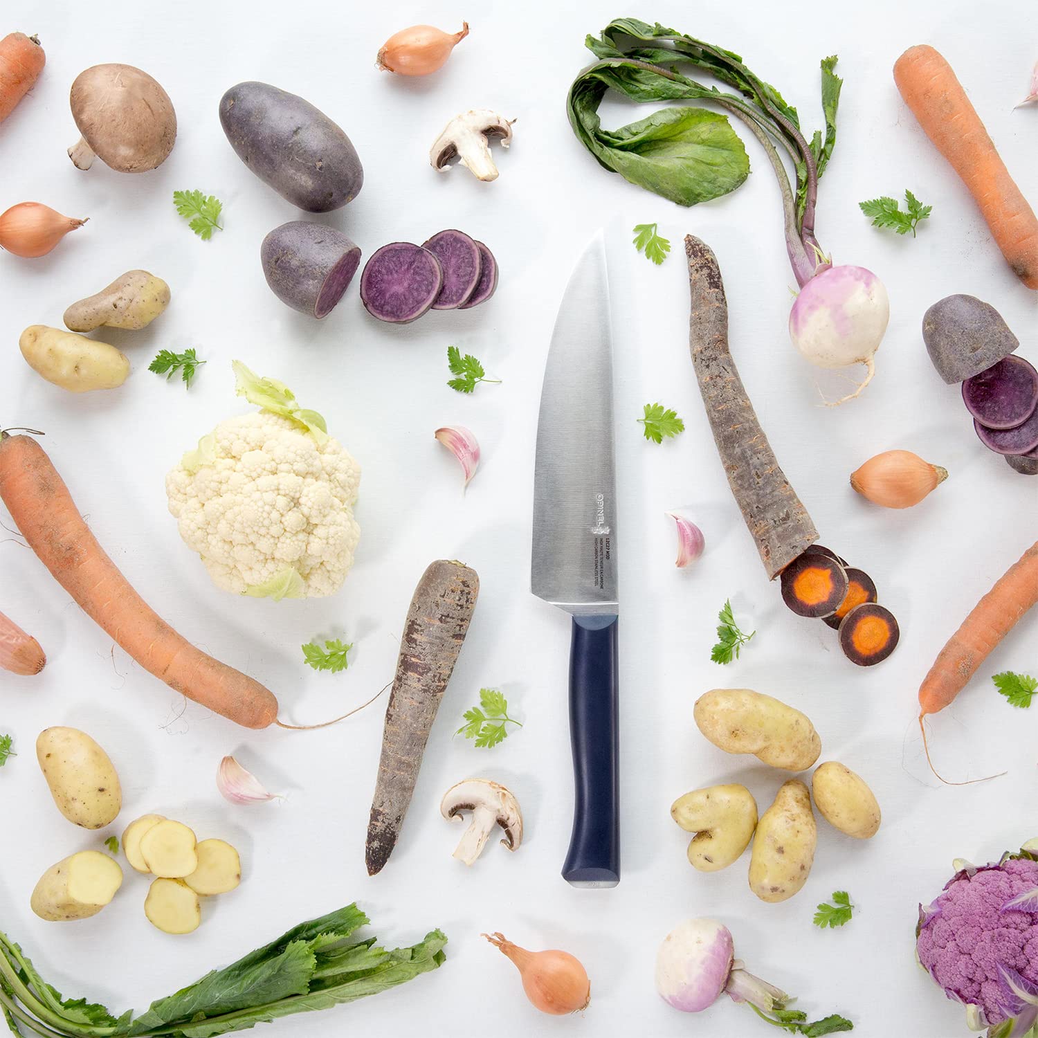 opinel-intempora-ii-chefmesser-20-cm-x50crmov15-stahl-full-tang-pom-griff image 8